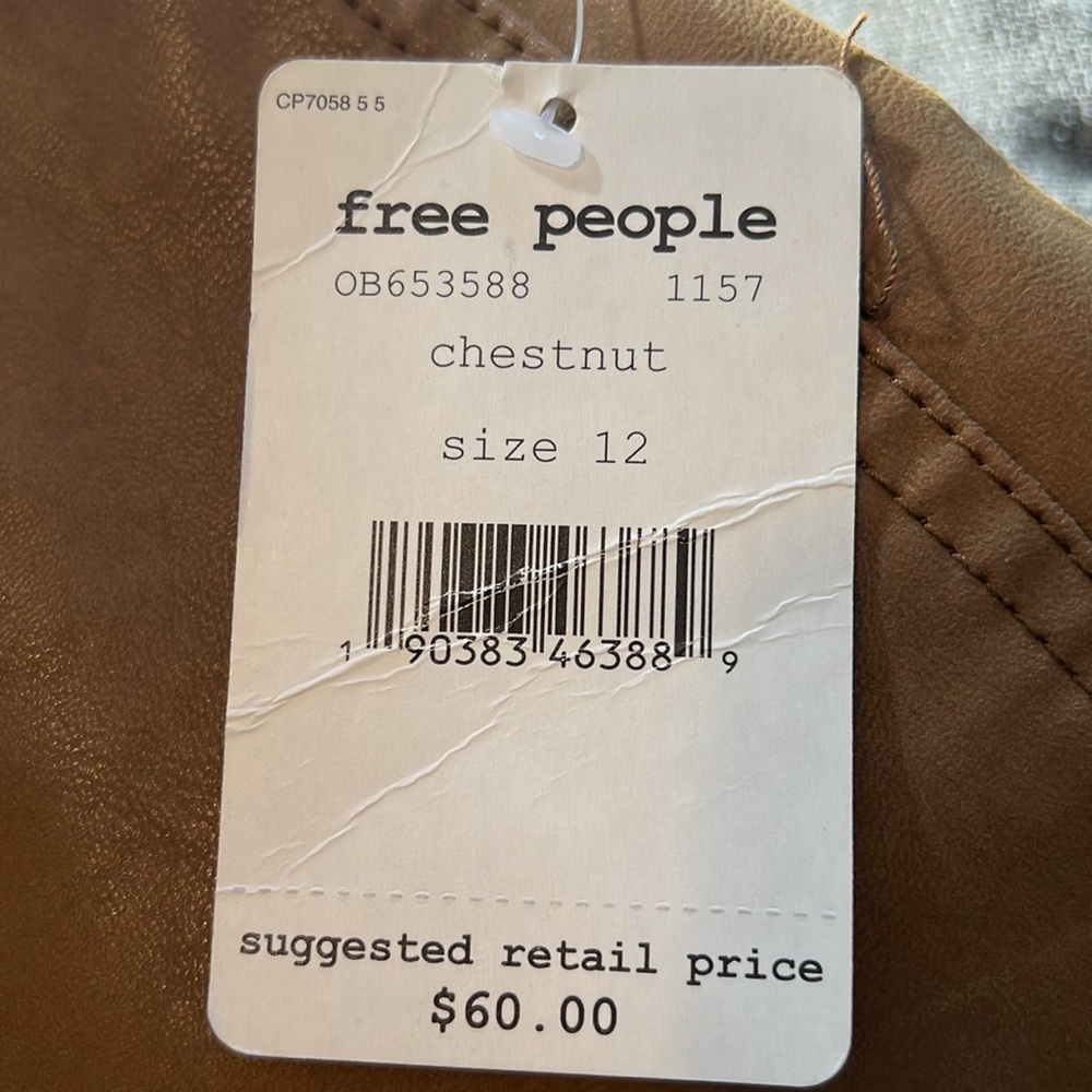 Free People Chestnut skirt - Picture 4 of 5